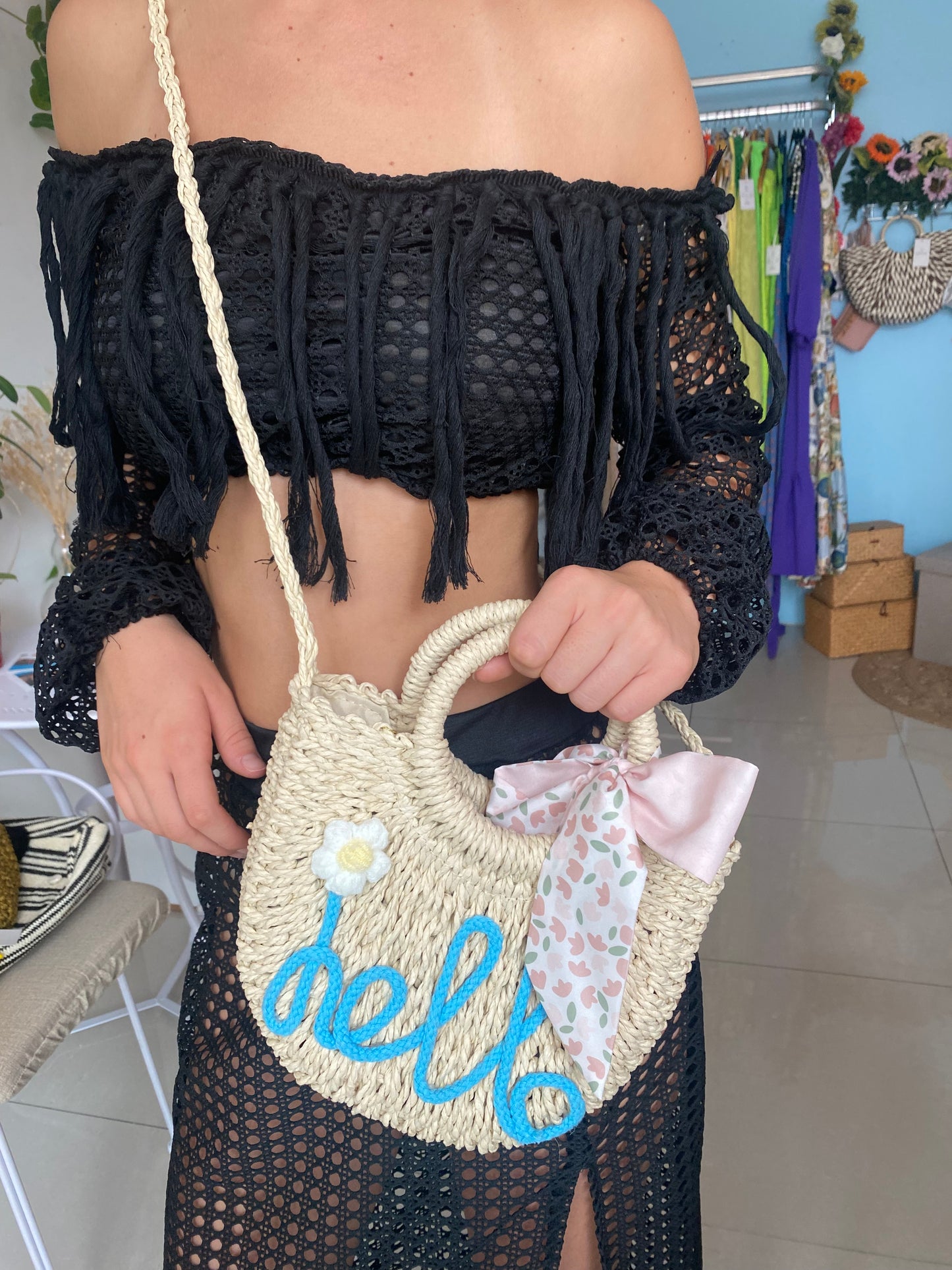 hand bag blue (AL-9002)