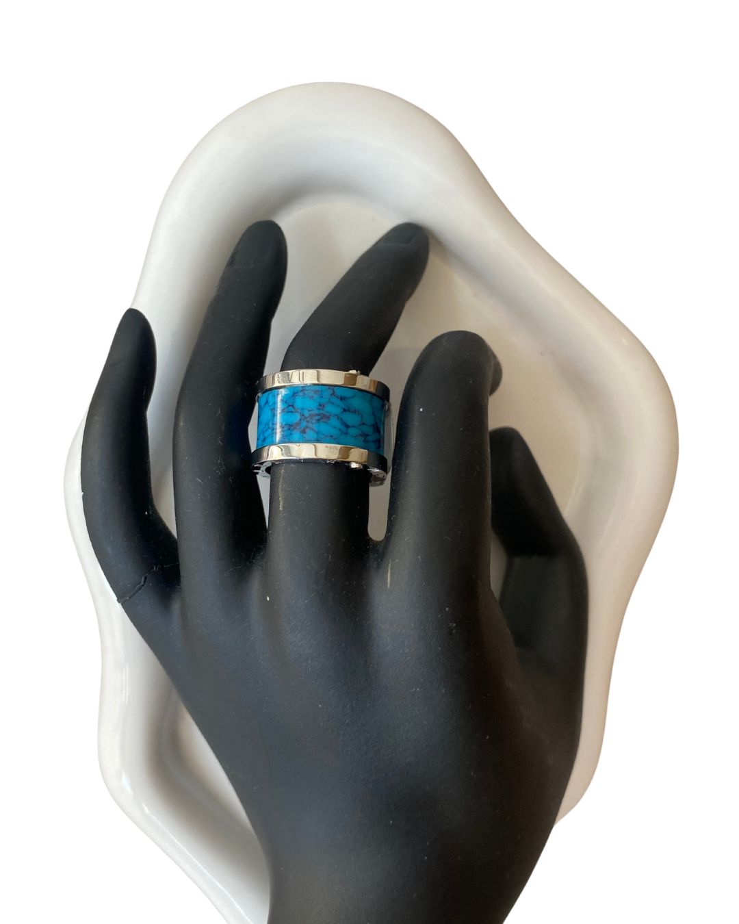 Stone turq ring SEA-1140