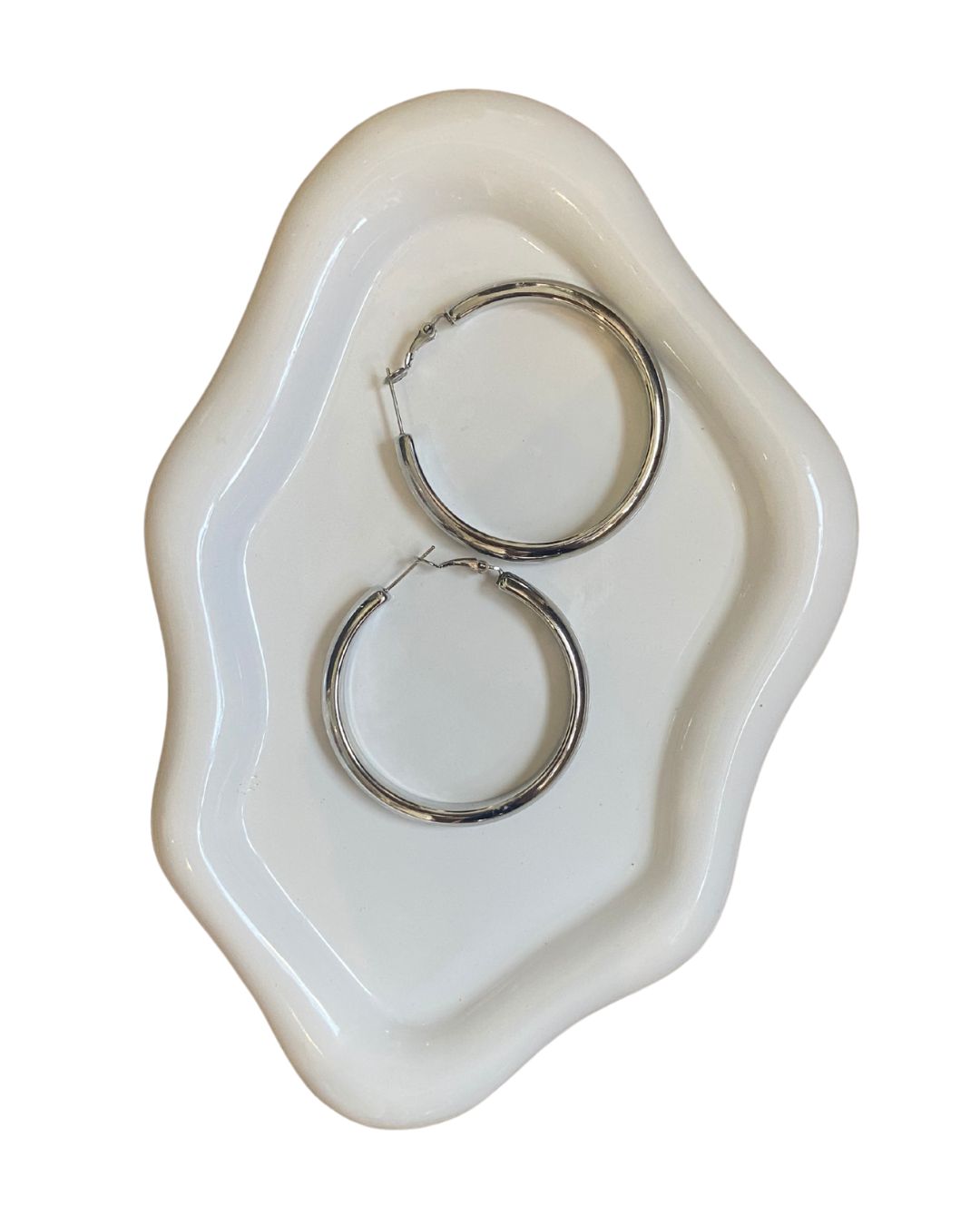 hoop earrings silver (gw-1421)