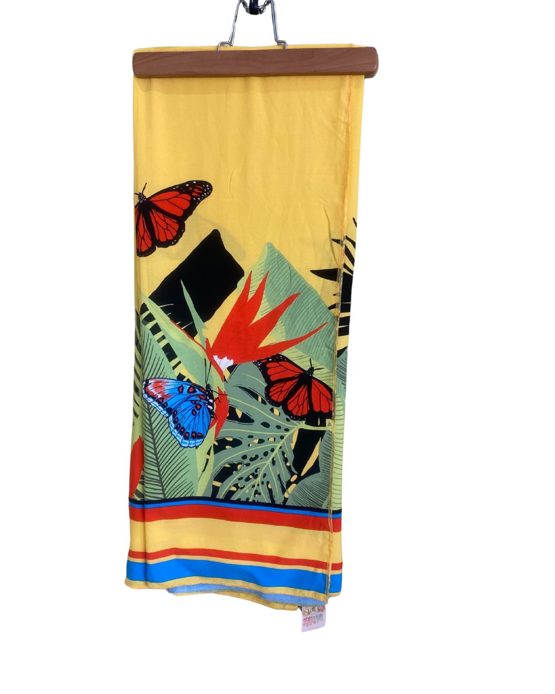 Beach wrap tropical (MAR-5101) yellow palms