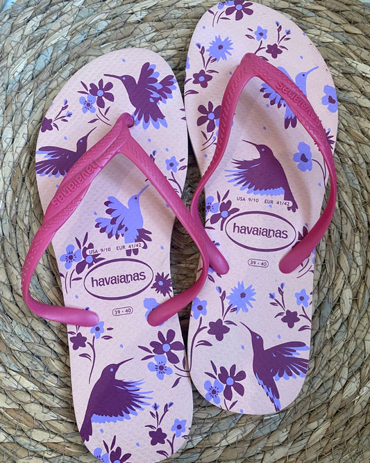 Havaianas woman - Rose birds (AL-8011)
