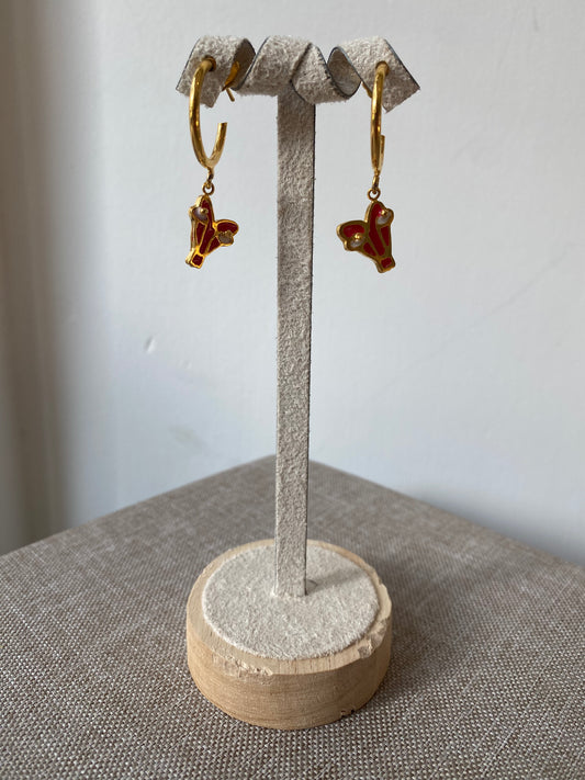 Hoops (AGD-0801) Red heart