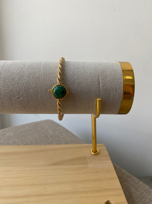 Bracelets green bangle (GW-1405)