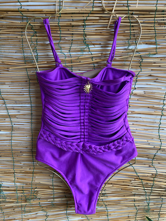 Straple macrame coral crush (MAR-2003)purple