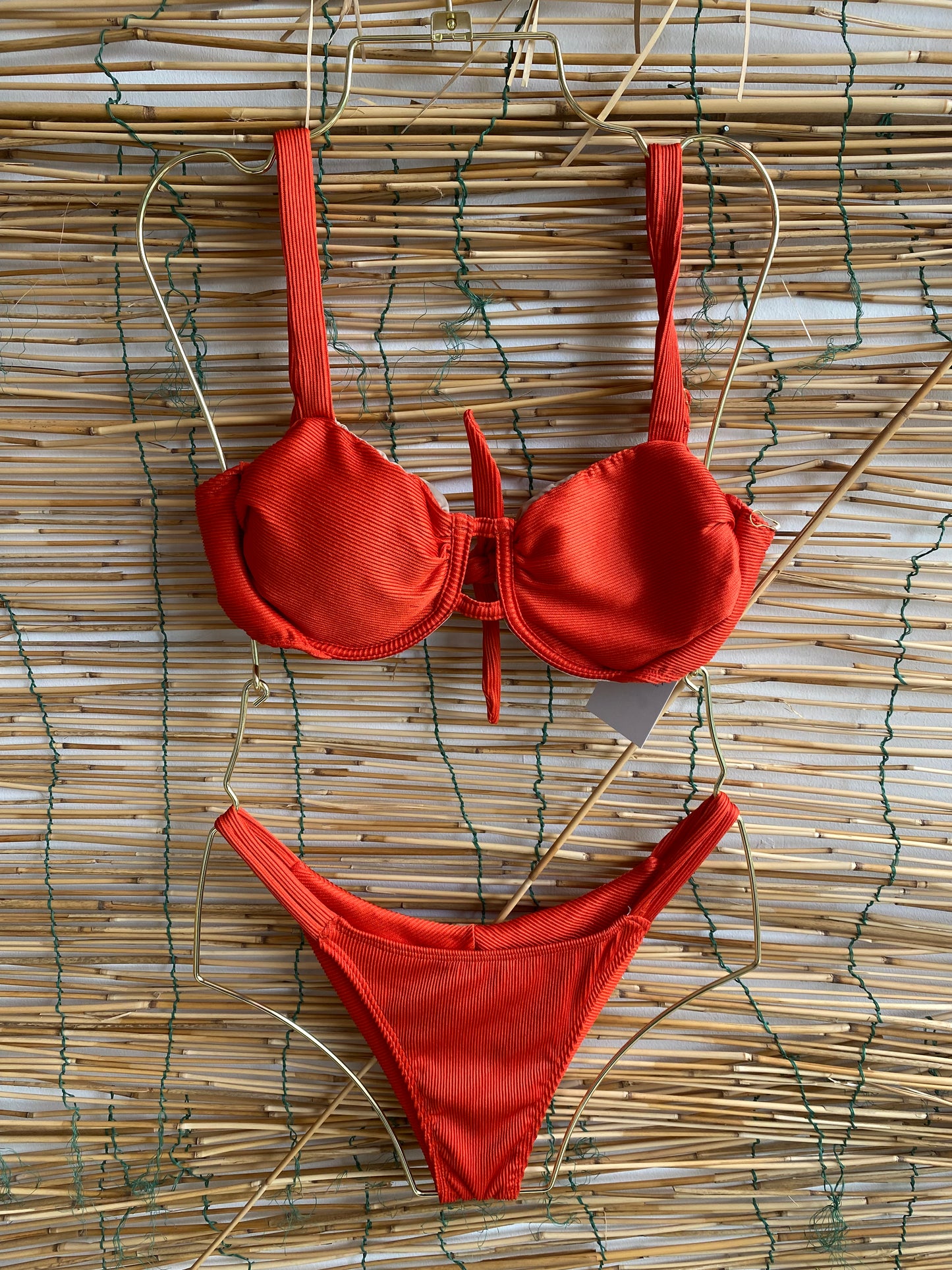 Bikini soft paradise bikini Push-up (MAR-1004) red