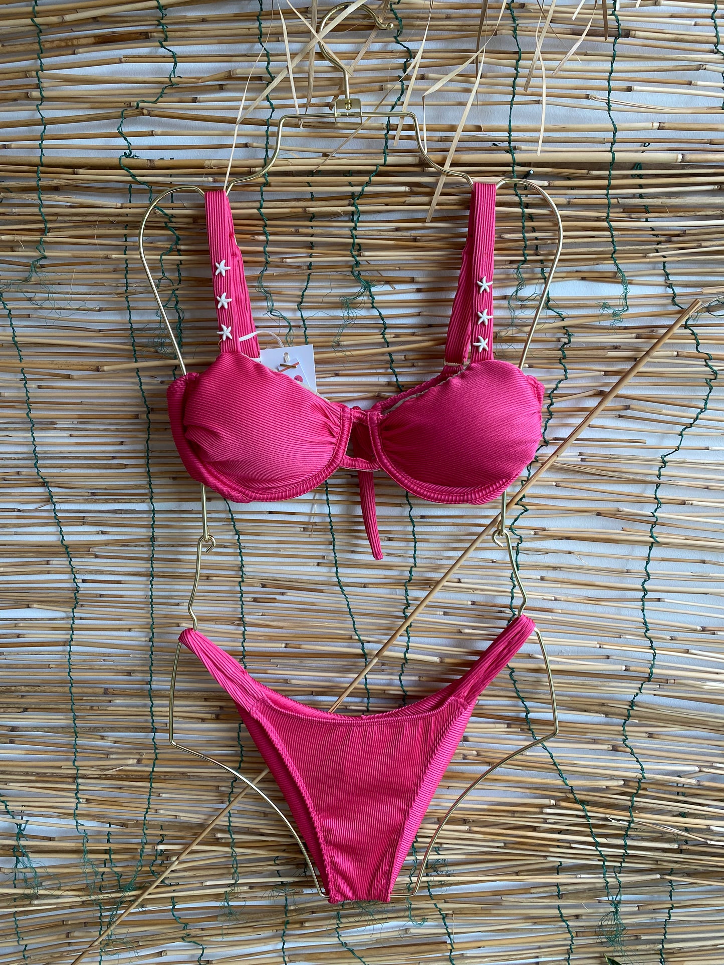 Bikini soft paradise bikini Push-up (MAR-1004) pink