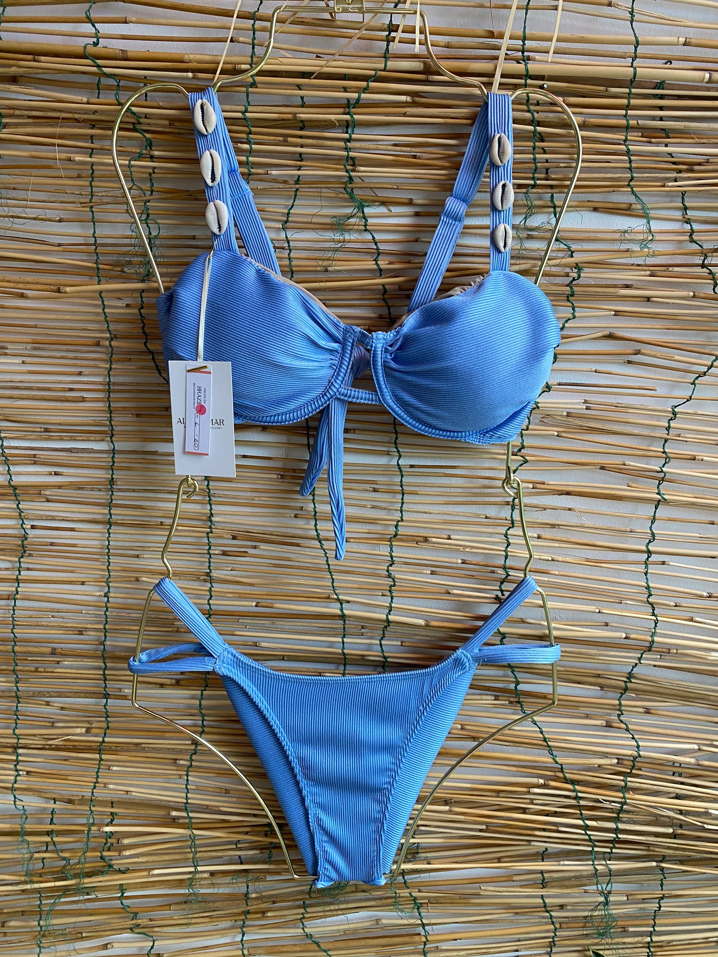 Bikini soft paradise bikini Push-up (MAR-1004) babyblue