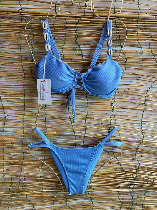 Bikini soft paradise bikini Push-up (MAR-1004) babyblue