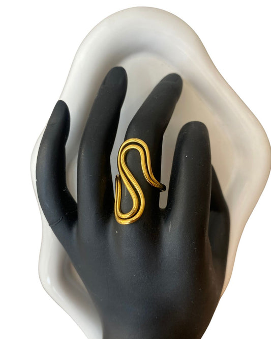 S big ring gold (SEA - 1115)